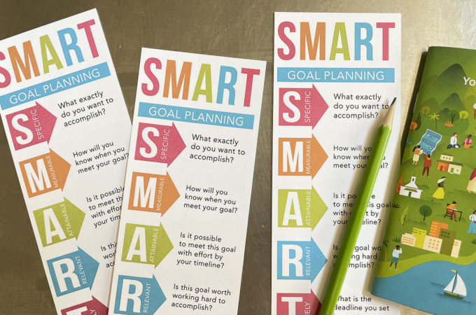 SMART Goal Setting Bookmarks