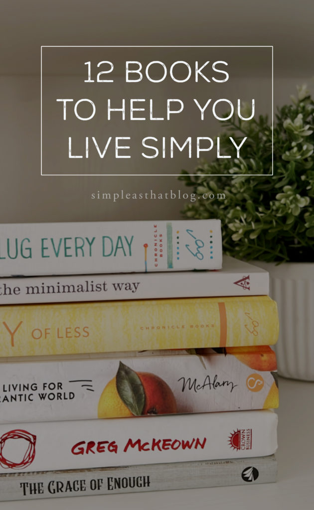Here’s a list of amazing resources that I’ve either read and loved, or am anxiously waiting to read will help you simplify and keep your life organized.